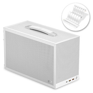 CPS K101 MESH White 「CPS」ブランド Mini-ITXケース「K101」 ホワイト