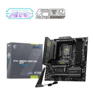 MSI MAG B860M MORTAR WIFI Intel B860`bvZbg Intel Core Ultra vZbT[ (Series2) Ή Micro-ATX}U[{[h