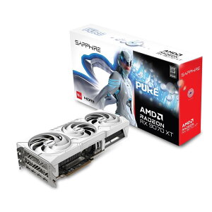 Sapphire PURE AMD Radeon RX 9070 XT AMD Radeon RX 9070 XT ���ڃO���t�B�b�N�J�[�h