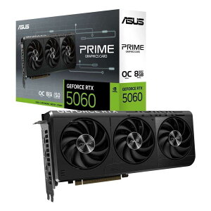 ASUS PRIME GeForce RTX 5060 8GB GDDR7 OC Edition NVIDIA GeForce RTX 5060 ���� �O���t�B�b�N�X�J�[�h