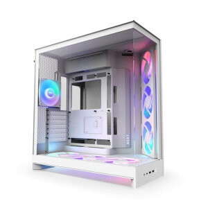 NZXT H9 Flow RGB+ (2025) White ^fA`o[\̗p ~h^[ATXGAt[P[X CM-H92FW-P1
