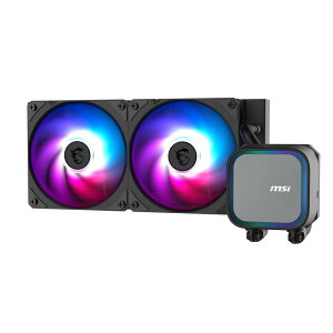 MSI MAG CORELIQUID A13 240 |vwbhƃt@ɃAhTuRGB LED𓋍ځB̌^CPUN[[ 240mm ubN