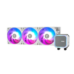 MSI MAG CORELIQUID A13 360 WHITE |vwbhƃt@ɃAhTuRGB LED𓋍ځB̌^CPUN[[ 360mm zCg