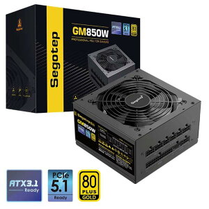 Segotep GM850W ATX3.1 Black Segotep 80PLUS GOLD F؎擾 850Wdjbg