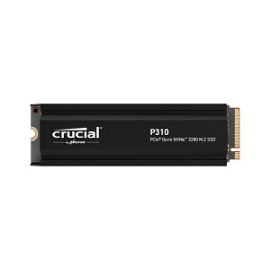 Crucial P310 with Heatsink 2TB Crucial P310V[Y M.2-2280 Readő7,100MB/s PCIe Gen4x4 NVMeڑ q[gVNtSSD