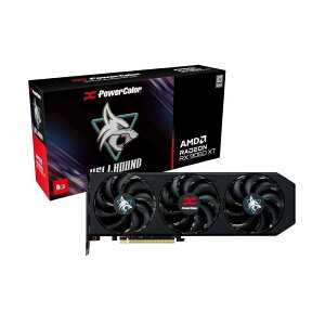PowerColor Hellhound AMD Radeon RX 9060 XT 8GB GDDR6 uHellhoundvV[Y RX9060XT 8G-L/OC