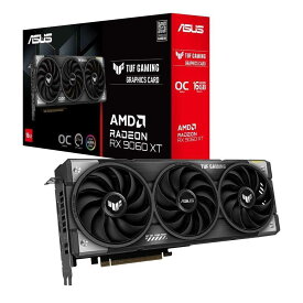 ASUS TUF Gaming Radeon RX 9060 XT 16GB GDDR6 OC Edition 「TUF Gaming」 TUF-RX9060XT-O16G-GAMING