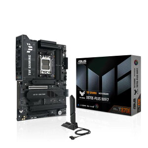ASUS TUF GAMING X870E-PLUS WIFI7 AMD X870E`bvZbgځuTUF Gamingv}U[{[hEW-Fi 7Ήf