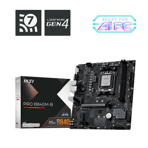 MSI PRO B840M-B (p\RH[胂f) AMD B840`bvZbgMicro-ATX}U[{[h