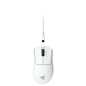 Razer DeathAdder V4 Pro (White Edition) yʃCX GSm~bN e X|[c}EX zCg