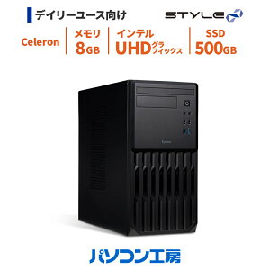 �f�X�N�g�b�v�p�\�R�� �V�i Celeron G6900/8GB/500GB SSD/Windows 11 BTO