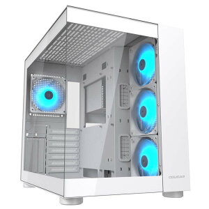 COUGAR CGR-5KA1W-RGB-J 120mm ARGB PWM�t�@��4��W������ �s���[���X�~�h���^���[�P�[�X�uFV150 RE�v�E�z���C�g���f��
