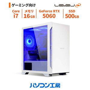 3Nۏ Q[~OPC Vi Core i7 14700F/RTX 5060/16GB/500GB M.2 SSD/Windows 11