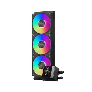 CPS DC360 Pro ARGB Display Black 2.4�C���`IPS�f�B�X�v���C���ځA����CPU�N�[���[360mm���W�G�[�^�[ �u���b�N