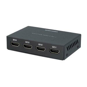 GREEN HOUSE GH-HSPK4-BK 1��HDMI�@��̉摜��4�̃e���r�ɉf������HDMI���z��