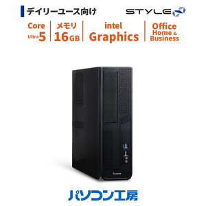 �f�X�N�g�b�v�p�\�R�� �V�i Office Home & Business/Core Ultra 5 225/16GB/500GB SSD/Windows 11 BTO Office�t��