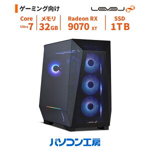 Q[~OPC Vi Core Ultra 7 265F/RX 9070 XT/32GB/1TB SSD/Windows 11 BTO xCtBjeB
