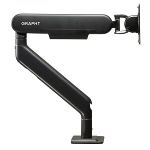GRAPHT GRAPHT Monitor Arm - Aero M9C (Black) ��C�̂悤�Ɍy�� �f�X�N�����x���鍂�ϋv�A�[��