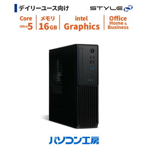 �f�X�N�g�b�v�p�\�R�� �V�i Office Home & Business/Core Ultra 5 225/16GB/500GB SSD/Windows 11 BTO Office�t��