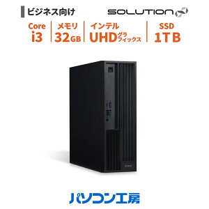 �r�W�l�X�f�X�N�g�b�v�p�\�R�� �V�i Core i3-14100/32GB/1TB SSD/Windows 11 BTO