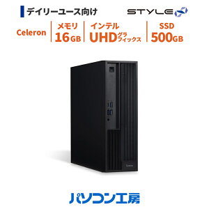 �f�X�N�g�b�v�p�\�R�� �V�i Celeron G6900/16GB/500GB SSD/Windows 11 BTO