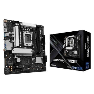 ASRock B860M-X Gen5 (�p�\�R���H�[���胂�f��) Intel B860�`�b�v�Z�b�g���� MicroATX�}�U�[�{�[�h