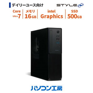 �f�X�N�g�b�v�p�\�R�� �V�i Ultra 7 265/16GB/500GB SSD/Windows 11 BTO