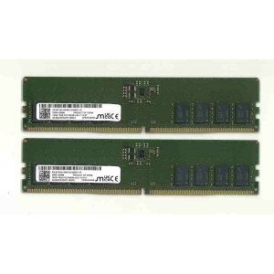 Micron MTC8C1084S1UC56BD1-D (16GB 2���g) �f�X�N�g�b�v�p������ PC5-44800(DDR5-5600) 16GB UDIMM 2���g
