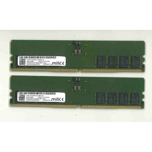 Micron MTC16C2085S1UC56BD1-D (32GB 2���g) �f�X�N�g�b�v�p������ PC5-44800(DDR5-5600) 32GB UDIMM 2���g