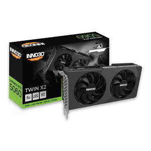 Inno3D GD5060-8GERX2 GeForce RTX 5060 TWIN X2 NVIDIA GeForce RTX 5060���� �O���t�B�b�N�J�[�h