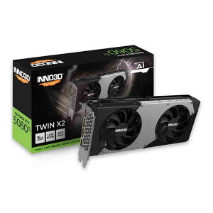 Inno3D GD5060T-16GERX2 GeForce RTX 5060 Ti 16GB TWIN X2 NVIDIA GeForce RTX 5060 Ti���� �O���t�B�b�N�J�[�h 16GB���f��