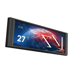 Thermalright Trofeo Vision LCD Black Thermalright�u�����h��6.86�C���`IPS�f�B�X�v���C���ڃK�W�F�b�g�A���͂�PC�P�[�X�ɌŒ肪�\�A�u���b�N