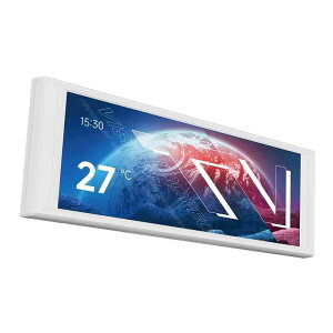 Thermalright Trofeo Vision LCD White Thermalright�u�����h��6.86�C���`IPS�f�B�X�v���C���ڃK�W�F�b�g�A���͂�PC�P�[�X�ɌŒ肪�\�A�z���C�g
