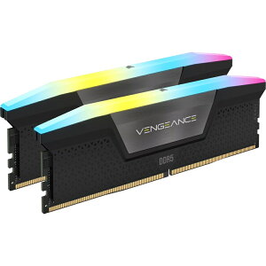 Corsair CMH32GX5M2B6000C38 (16GB 2���g) VENGEANCE RGB 32GB (2x16GB) DDR5 DRAM 6000MT/s CL38 Memory Kit Black