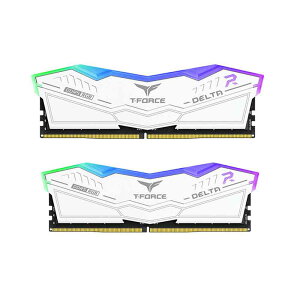 TEAM FF4D532G5600HC36BDC01 (16GB 2���g) DELTA RGB DDR5 DESKTOP MEMORY WHITE DDR5-5600(PC5-44800) 16GBx2