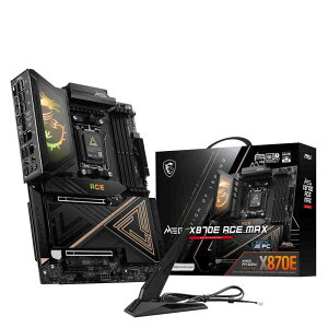 MSI MEG X870E ACE MAX AMD Ryzen 9000/8000/7000�V���[�Y�Ή��A��e��64MB BIOS ROM�𓋍�