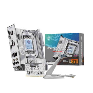 MSI MPG X870I EDGE TI EVO WIFI AMD Ryzen 9000/8000/7000�V���[�Y�Ή��A��e��64MB BIOS ROM�𓋍�