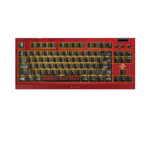 Razer BlackWidow V4 TKL HyperSpeed EVANGELION (EVA-02) Edition �w�G���@���Q���I���x�R���{ �e���L�[���X���C�����X�Q�[�~���O�L�[�{�[�h