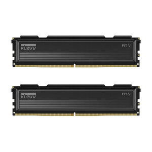 ESSENCORE KD5AGU880-64B300L (16GB 2���g) DDR5 Gaming/OC Memory FIT V Series DDR5-6400MT/s 32GB(16GB×2) Jet Black