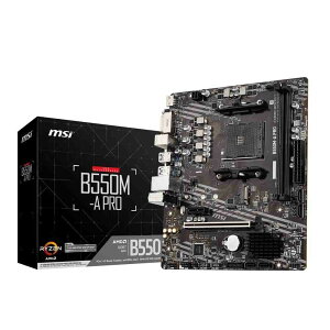 MSI B550M-A PRO AMD B550�`�b�v�Z�b�g���ځA�R�X�g�p�t�H�[�}���X�ɗD���DDR4�������Ή���Micro-ATX�}�U�[�{�[�h