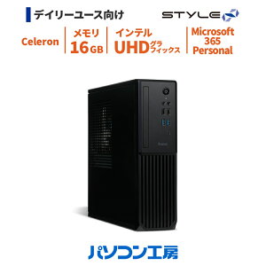 �f�X�N�g�b�v�p�\�R�� �V�i Microsoft 365 Personal/Celeron G6900/16GB/500GB SSD/Windows 11 BTO Office�t��