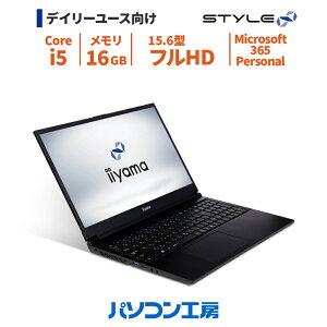 �m�[�g�p�\�R�� �V�i Microsoft 365 Personal/15.6�^/Core i5-12450H/16GB/500GB SSD/Windows 11 BTO Office�t��