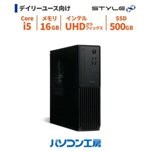 3�N�ۏ� �f�X�N�g�b�v�p�\�R�� �V�i Core i5-14400/16GB/500GB SSD/Windows 11 BTO
