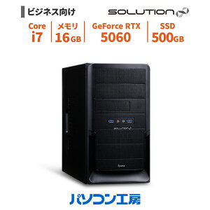 �r�W�l�X�f�X�N�g�b�v�p�\�R�� �V�i Core i7-14700F/RTX 5060/16GB/500GB SSD/Windows 11 BTO