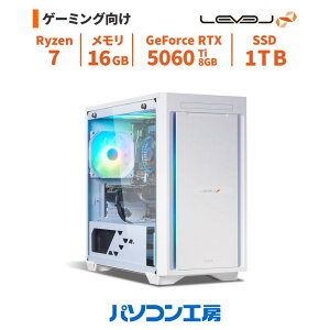 �Q�[�~���OPC �V�i Ryzen 7 9700X/RTX 5060 Ti/16GB/1TB SSD/Windows 11 BTO ���x���C���t�B�j�e�B