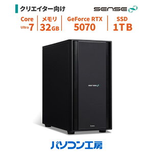 �f�X�N�g�b�v�p�\�R�� �V�i Core Ultra 7 270K Plus+����/RTX 5070/32GB/1TB SSD/Windows 11 BTO