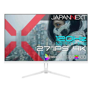 JAPANNEXT JN-IPS27G120U-W 27�C���` IPS�p�l�� 4K�Q�[�~���O���j�^�[