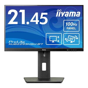 iiyama ProLite XUB2293HSU-B7 21.45�C���` IPS�p�l������ 100Hz/1ms�Ή� �t��HD(1920×1080)�𑜓x �t�����j�^