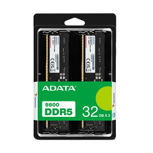 ADATA AD5U560032G-DT-I (32GB 2���g) DDR5-5600 U-DIMM ���������W���[�� 32GB 2��