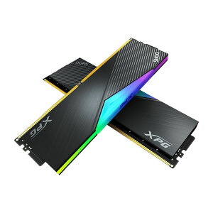 ADATA AX5U6400C3216G-DCLARBK-I (16GB 2���g) LANCER RGB DDR5 ������ DDR5-6400MT/s CL32-39-39 16GB 2�� �u���b�N